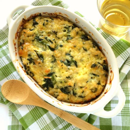 Spinach Rice Casserole