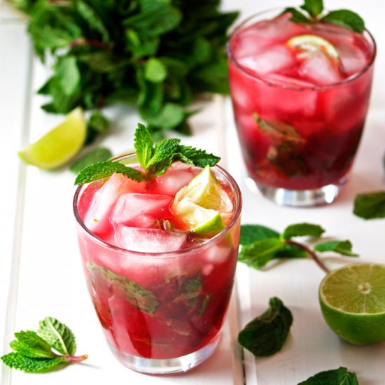 Blood Orange Mojito