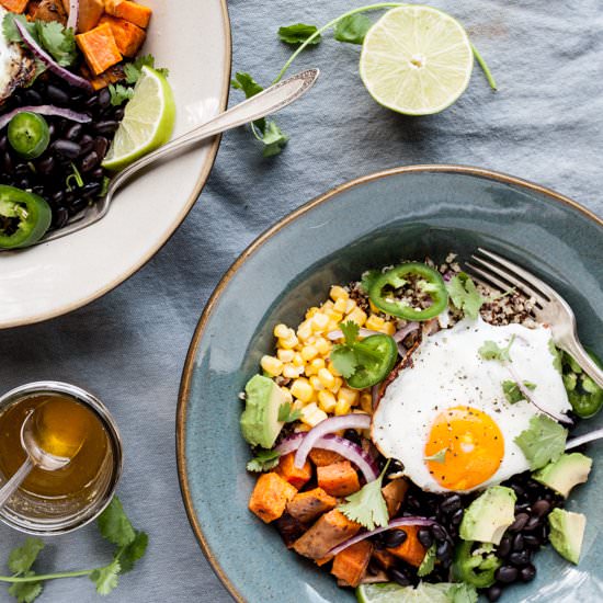 Sweet Potato & Black Bean Bowls