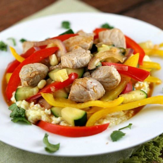 Southwestern Pork Stir Fry