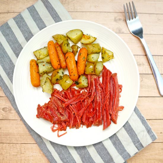 Easy Slowcooked Corned Beef Brisket