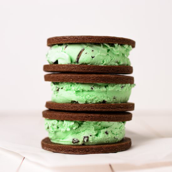 Homemade Ice Cream Sandwich Cookies