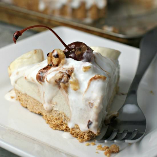 Banana Split Cream Pie