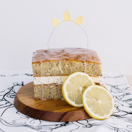 Lemon Drizzle Ice Cream Cake