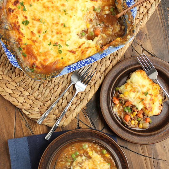 Shepherd’s Pie with Cheddar Mashed