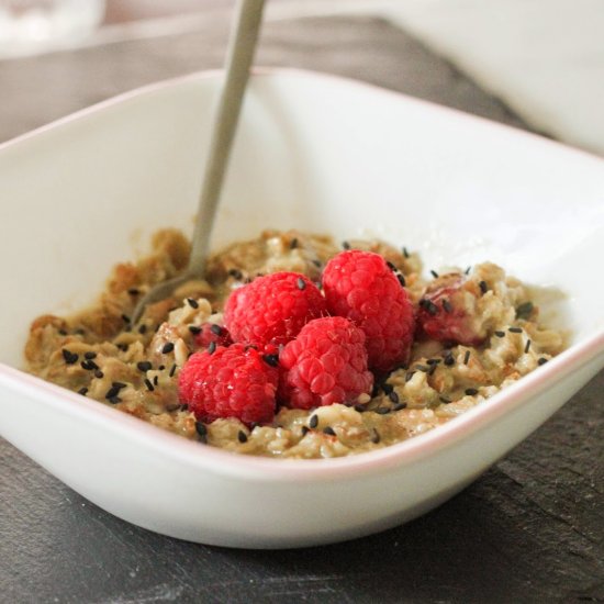 Matcha Coconut Oatmeal