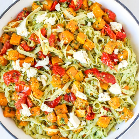 Pumpkin Pesto Pasta