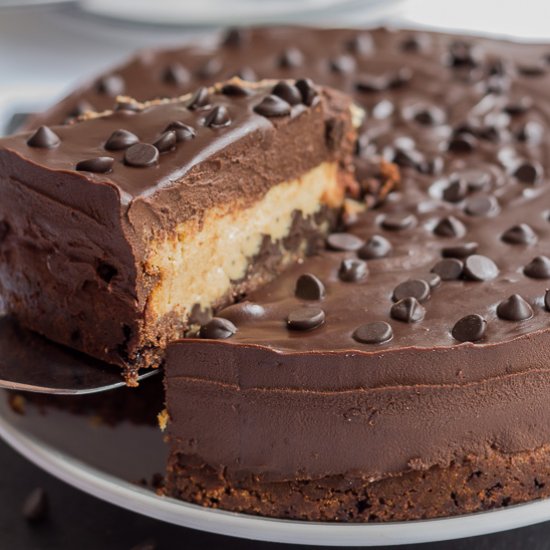 Peanut Butter Choc Chip Cheesecake