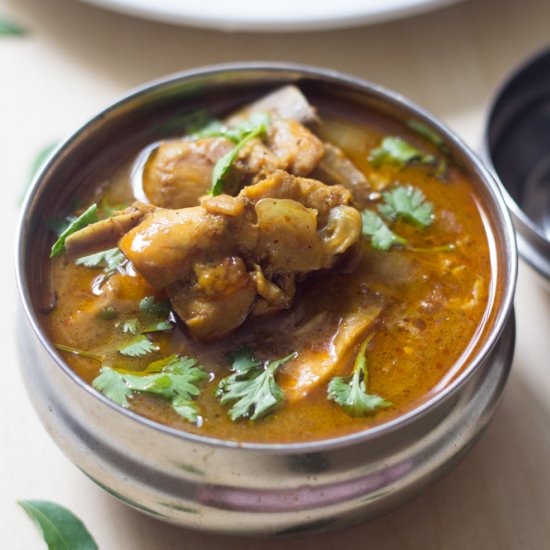 Village style Country chicken curry