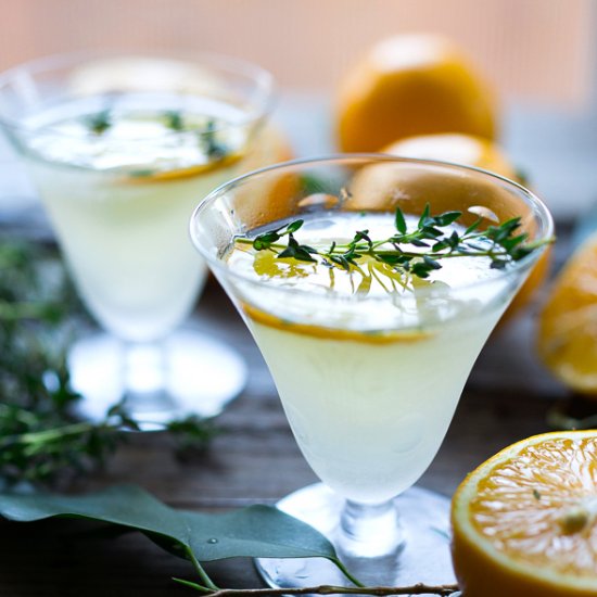 Spiked meyer lemonade