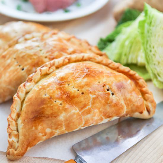 Corned Beef & Cabbage Pasty