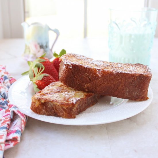 Orange Blossom Brioche French Toast