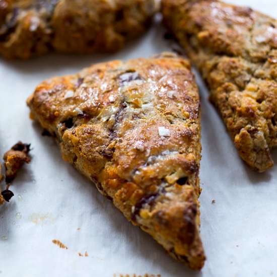 Cheddar Onion Scones