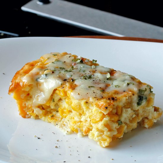 Baked Creamy Corn Casserole