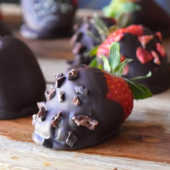 Chocolate Fondue and Strawberries