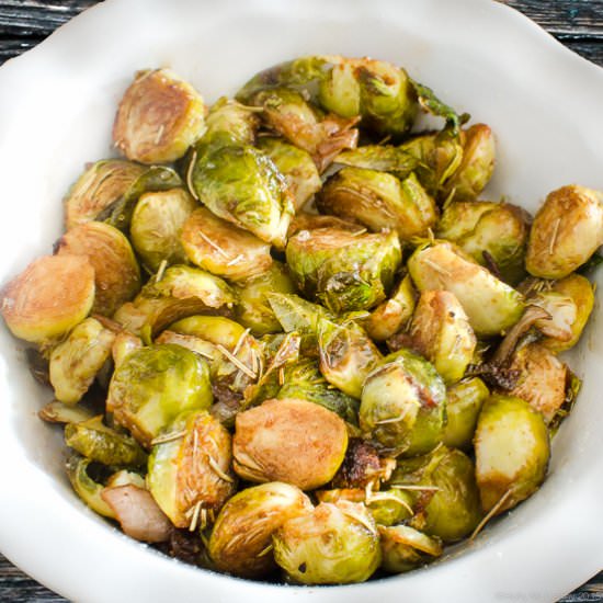 Brussels with Rosemary and Shallots