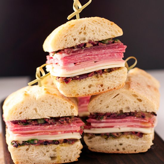 Italian Sandwich w/ Olive Tapenade