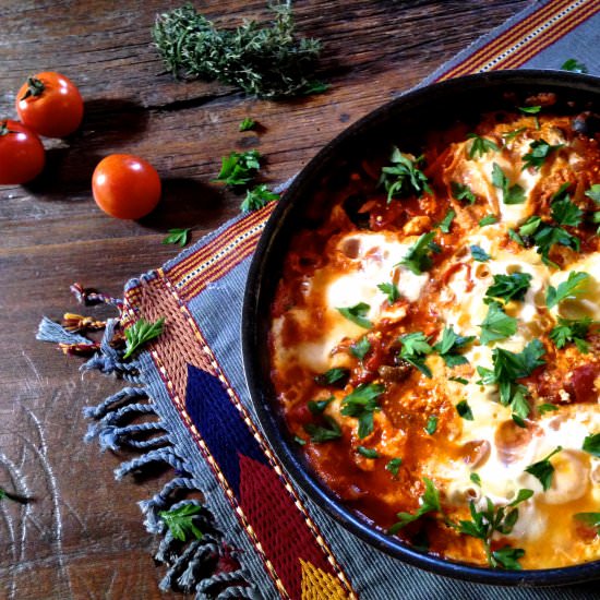 Israeli Breakfast Skillet Shakshuka