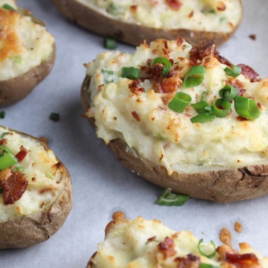 Twice Baked Potatoes Colcannon