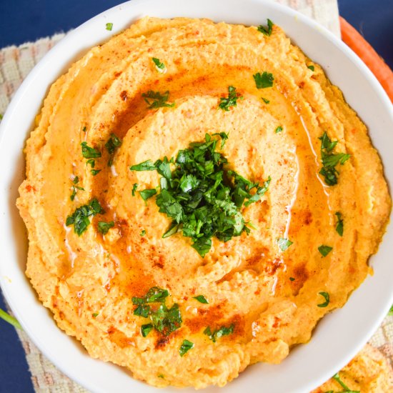 Harvest Carrot and Ginger Hummus