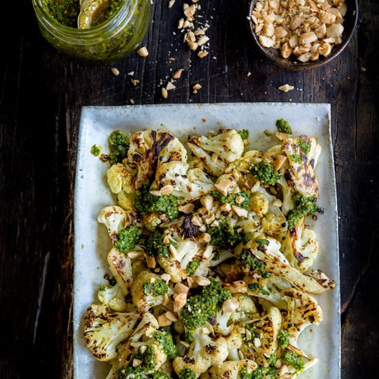 Charred Cauliflower with Chermoula