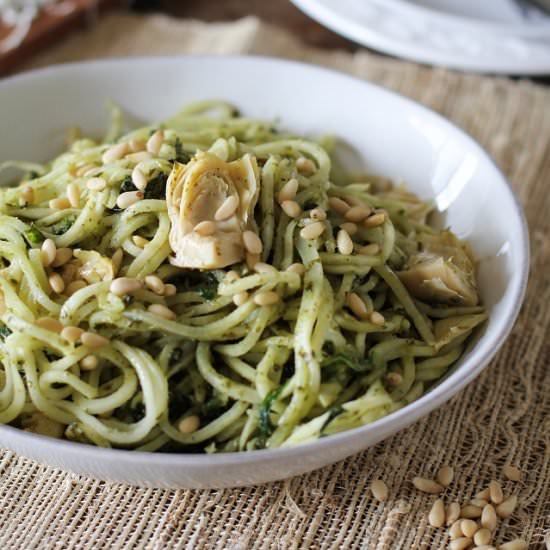 Turnip Pesto Pasta