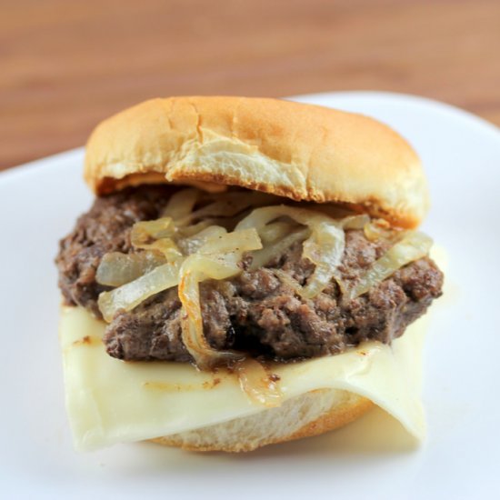 Oklahoma-Style Fried Onion Burgers