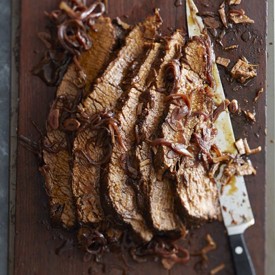 Red Wine and Honey Brisket