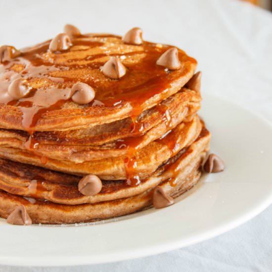 Salted Caramel Pancakes