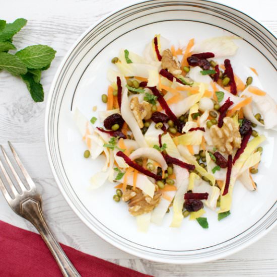 Mung Beans & Chicory Salad