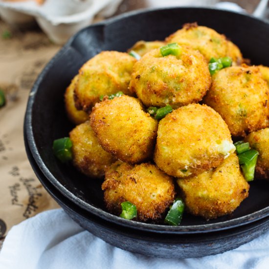 Jalapeño and Cheese Fritters