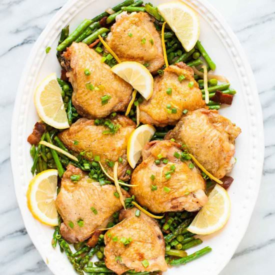 Crispy Chicken & Spring Vegetables