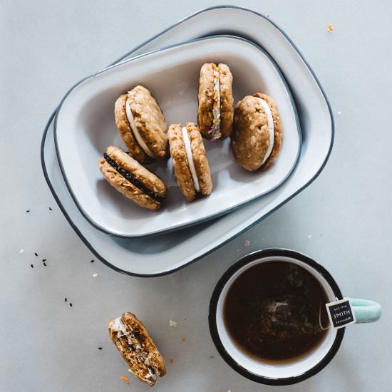 Double Tahini Sandwich Cookies