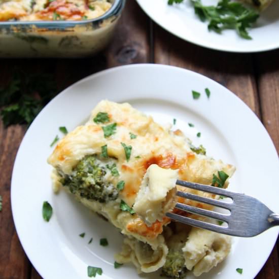 Baked Tortellini and Broccoli