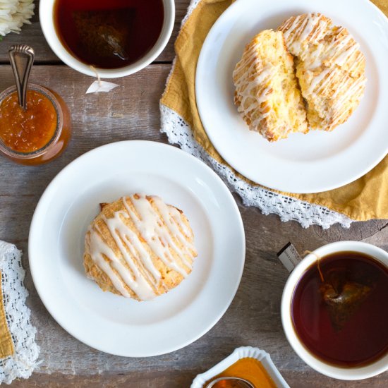 Coconut Cream Scones