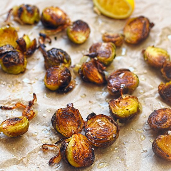 Roasted Brussels Sprouts with Lemon