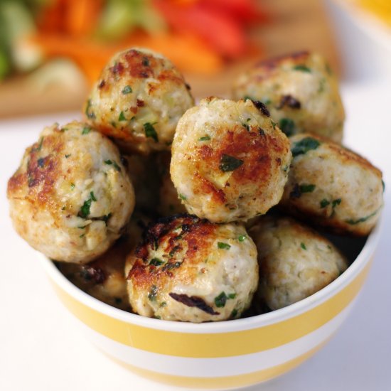 Zesty Lemongrass Chicken Balls