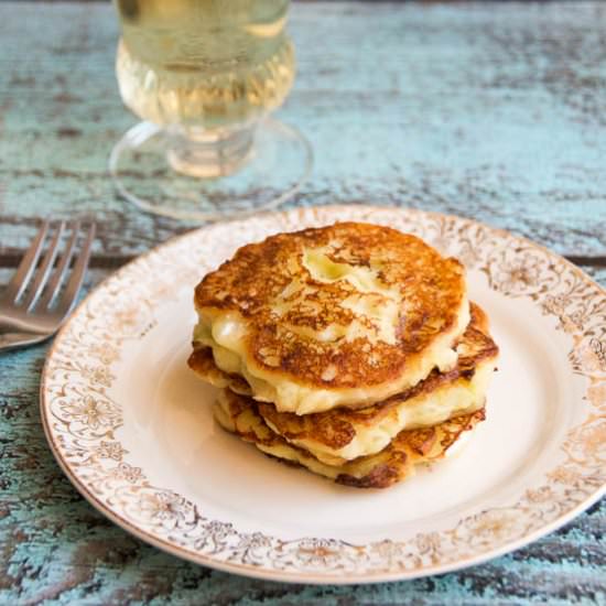 Colcannon Cheddar Skillet Cakes