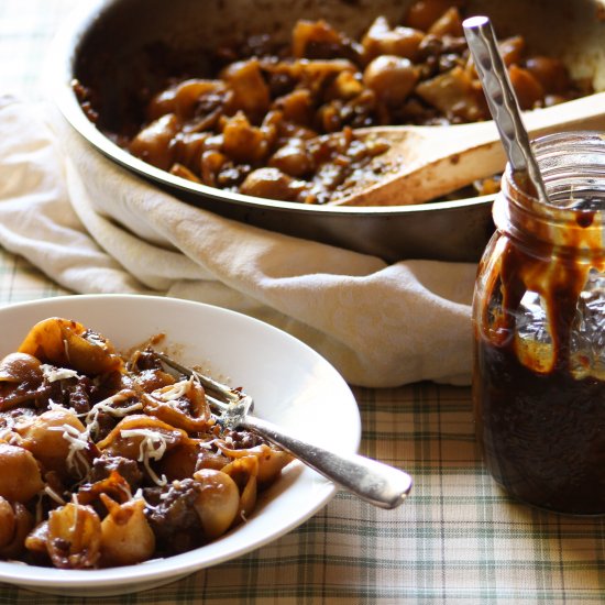 Barbecue Beef Bolognese