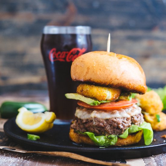 Jalapeño Fritter Burger