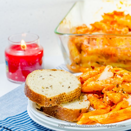 Penne In Roasted Red Pepper Sauce