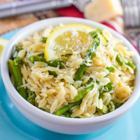 Quick Lemon Orzo Pasta