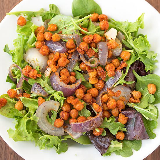 Crispy Chickpea Salad