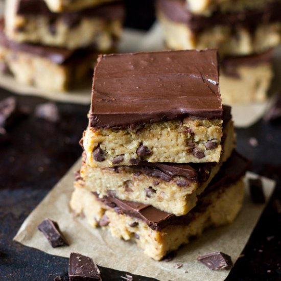 Peanut Butter Cookie Dough Bars