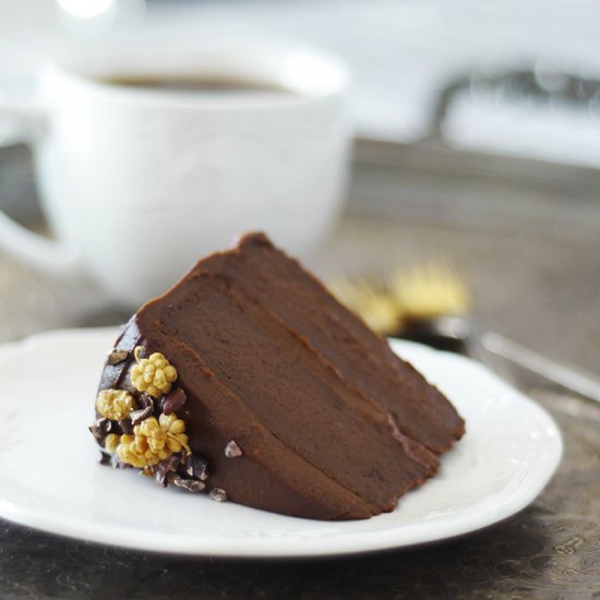 Crazy Fruity Carob Pudding Cake