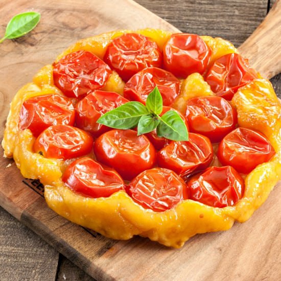 Cherry Tomato Tarte Tatin