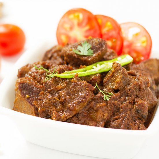 Bhuna Gosht – Pan fried Mutton