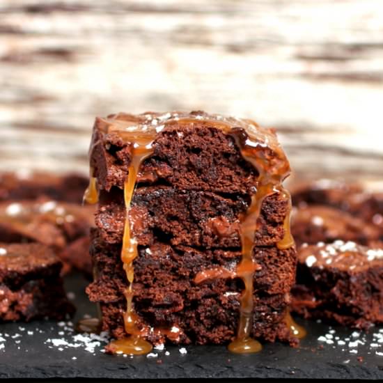 Salted Caramel Brownies