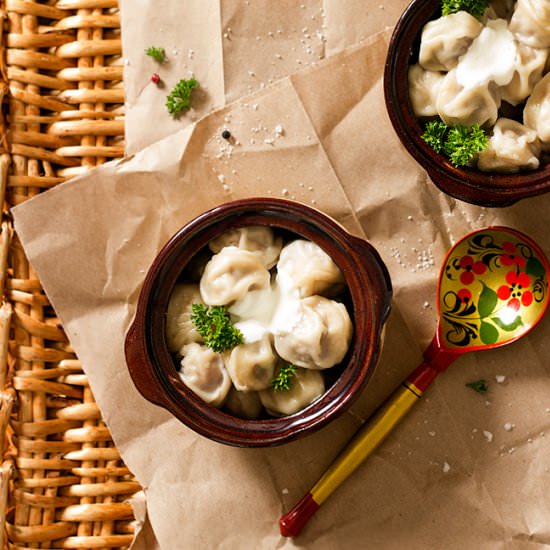 Russian Meat Dumplings “Pelmeni”