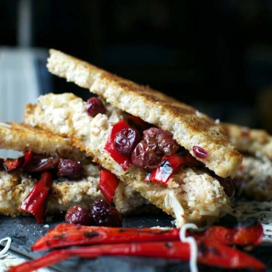 Roasted Grape Chipotle Panini